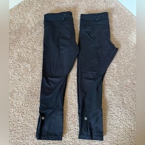 Lululemon Crop Leggings- Size 6- I have 2 available. 1 for $35 or 2 for $55